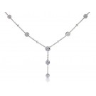 18ct White Gold & 1.90ct Diamonds Necklace