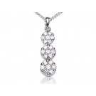 18ct White Gold Pendant with 2.00ct Diamonds.