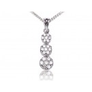 18ct White Gold Pendant with 1.00ct Diamonds. 