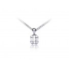 18ct White Gold Pendant with 0.30ct Diamonds. 