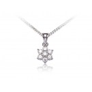 18ct White Gold Pendant with 0.50ct Diamonds