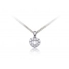 18ct White Gold Pendant with 0.35ct Diamonds. 