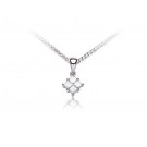 18ct White Gold Pendant with 0.25ct Diamonds. 