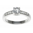 18ct White Gold 0.55ct Diamonds Solitaire Engagement Ring