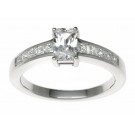 18ct White Gold 0.58ct Diamonds Solitaire Engagement Ring