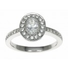 18ct White Gold 1.15ct Diamonds Solitaire Engagement Ring