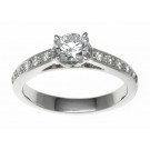 18ct White Gold 1.45ct Diamonds Solitaire Engagement Ring