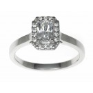 18ct White Gold 0.61ct Diamonds Solitaire Engagement Ring