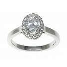 18ct White Gold 0.64ct Diamonds Solitaire Engagement Ring