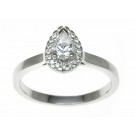 18ct White Gold 0.59ct Diamonds Solitaire Engagement Ring
