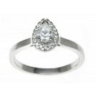 18ct White Gold 1.11ct Diamonds Solitaire Engagement Ring