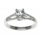 18ct White Gold 1.64ct Diamonds Solitaire Engagement Ring