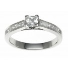 18ct White Gold 0.92ct Diamonds Solitaire Engagement Ring