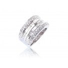 18ct White Gold & 2.00ct Diamonds Wedding Ring