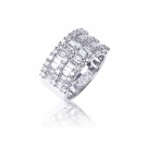 18ct White Gold & 2.65ct Diamonds Wedding Ring