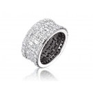 18ct White Gold & 4.80ct Diamonds Wedding Ring