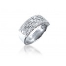 18ct White Gold & 1.10ct Diamonds Wedding Ring