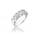 18ct White Gold & 1.00ct Diamonds Wedding Ring