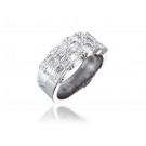 18ct White Gold & 1.10ct Diamonds Wedding Ring