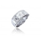 18ct White Gold & 1.05ct Diamonds Wedding Ring