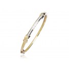 9ct Yellow Gold & 0.50ct Diamonds Bracelet