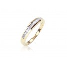 9ct Yellow Gold Eternity Ring with 0.50ct Diamonds.