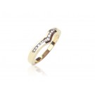 9ct Yellow Gold Eternity Ring with 0.15ct Diamonds.