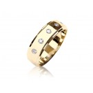 9ct Yellow Gold & 0.30ct Diamonds Wedding Ring