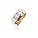 9ct Yellow Gold & 0.50ct Diamonds Wedding Ring