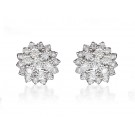 9ct White Gold 1.00ct Diamond Stud Earrings