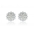 9ct White Gold 0.50ct Diamond Stud Earrings