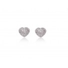 9ct White Gold 0.20ct Diamond Stud Earrings