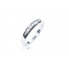 9ct White Gold Eternity Ring with 0.25ct Diamonds. 