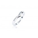 9ct White Gold Eternity Ring with 0.15ct Diamonds.