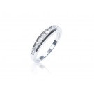 9ct White Gold Eternity Ring with 0.50ct Diamonds.