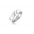 9ct White Gold & 0.20ct Diamonds 5mm Wedding Ring