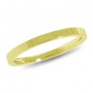 9ct Yellow Gold 2mm Flat Shaped Wedding Band 1.6gms 