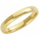 9ct Yellow Gold 3mm Court Wedding Band 3.5gms 