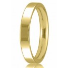9ct Yellow Gold 3mm Easy Fit Wedding Band 2.8gms 