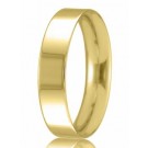 9ct Yellow Gold 5mm Easy Fit Wedding Band 5.2gms