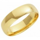 9ct Yellow Gold 6mm Court Wedding Band 9.3gms