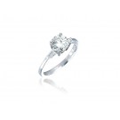 Platinum 1.10ct Diamonds Solitaire Engagement Ring