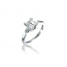 Platinum 1.00ct Diamonds Solitaire Engagement Ring