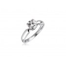 Platinum 1.00ct Diamond Solitaire Engagement Ring