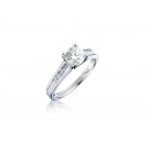 Platinum 1.05ct Diamonds Solitaire Engagement Ring