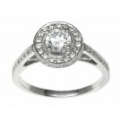 Platinum 1.15ct Diamonds Solitaire Engagement Ring