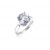18ct White Gold 4.00ct Diamond Solitaire Engagement Ring