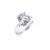 18ct White Gold 4.00ct Diamond Solitaire Engagement Ring