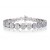 18ct White Gold & 7.30ct Diamonds Bracelet