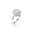 18ct White Gold ring with 0.40ct Diamonds